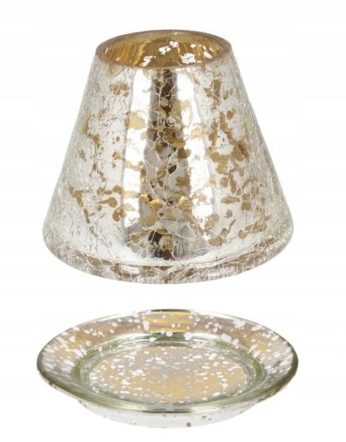 Kensington Mercury Yankee Candle mały klosz i talerz