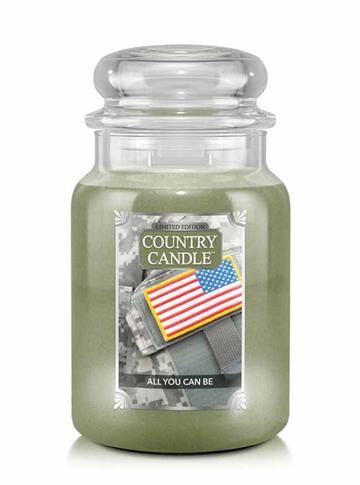 All You Can Be Country Candle - duża świeca - 2 knoty