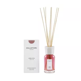 Millefiori Milano Ambra & Rosa – dyfuzor zapachowy z pałeczkami 100 ml
