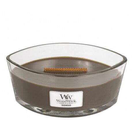 WoodWick Oudwood Hearthwick świeca zapachowa elipsa z drewnianym knotem