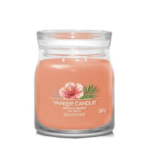 Tropical Breeze - Yankee Candle Signature - średnia świeca z dwoma knotami
