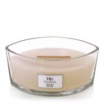 White Honey - Woodwick Hearthwick - świeca zapachowa elipsa z drewnianym knotem - 2