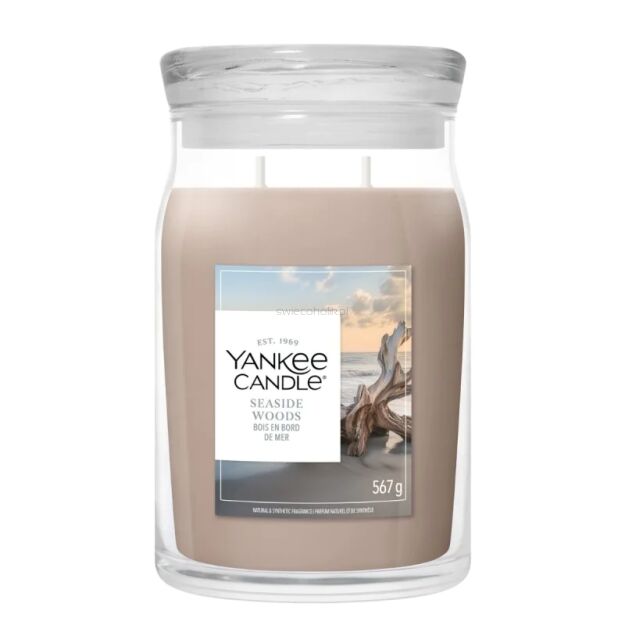 Yankee Candle Seaside Woods duża świeca Signature 567 g