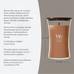 WoodWick Radiant Amber - duża świeca zapachowa z drewnianym knotem 610g - 3
