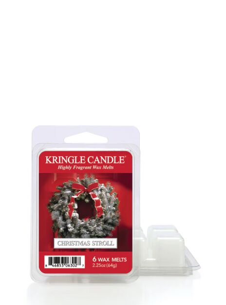 Kringle Candle Christmas Stroll - wosk zapachowy do kominka 64 g