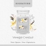 Smoked Vanilla & Cashmere - Yankee Candle Signature - duża świeca zapachowa z dwoma knotami - 3