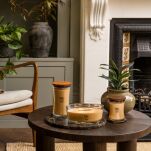 Golden Bourbon - Woodwick - duża świeca zapachowa z drewnianym knotem  - 7