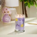 Lemon Lavender - Yankee Candle Signature - świeca tumbler z dwoma knotami - 2