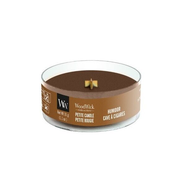 Humidor - Woodwick  - petite mini świeca zapachowa 