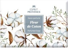 Mydło o zapachu kwiatu bawełny (Fleur de Coton) 140 g - Esprit Provence