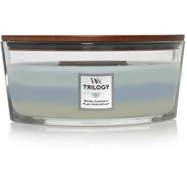  Woven Comforts Woodwick Hearthwick elipsa - świeca z drewnianym knotem