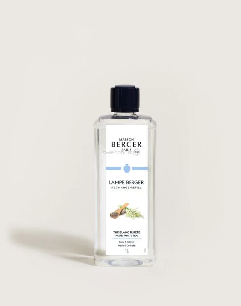 Maison Berger - Pure White Tea (Biała Herbata) - płyn zapachowy wkład do lampy katalitycznej 1 litr