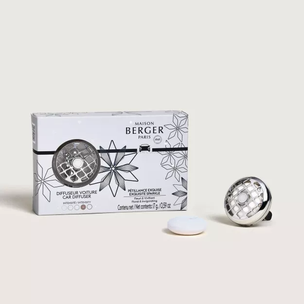 Maison Berger Rosalie - dyfuzor zapach samochodowy z wkładem Exquisite Sparkle