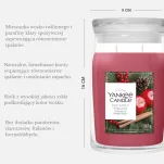 Yankee Candle Red Apple Wreath - duża świeca zapachowa 567 g - 2