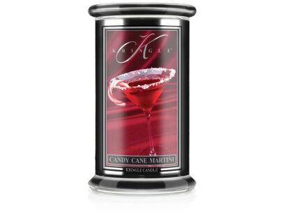 Candy Cane Martini - Kringle Candle - duża świeca z dwoma knotami (624g) - seria Reserve