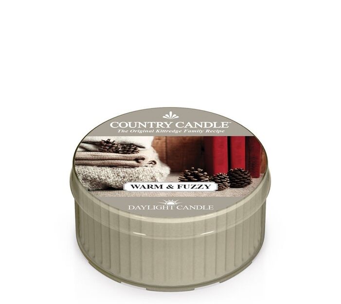 Warm & Fuzzy Country Candle - daylight - mała świeca zapachowa 35g