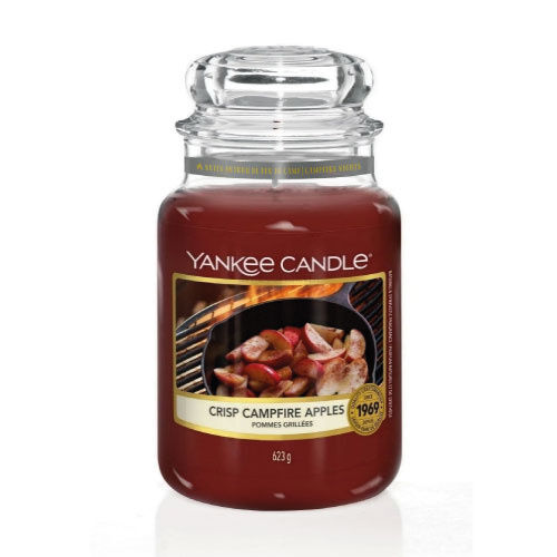 Crisp Campfire Apples Yankee Candle - duża świeca zapachowa - nowość 2020