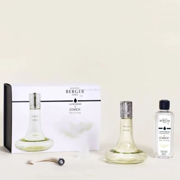Zestaw prezentowy - Maison Berger - lampa katalityczna Starck Green + esencja Peau d'Ailleurs 250 ml