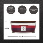 Sun-Ripened Berries Woodwick Hearthwick Trilogy -świeca zapachowa z drewnianym knotem - 4