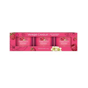 Red Raspberry - Yankee Candle - mini świece zapachowe 3 pack
