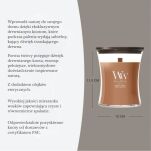 WoodWick Radiant Amber – średnia świeca zapachowa z drewnianym knotem - 3