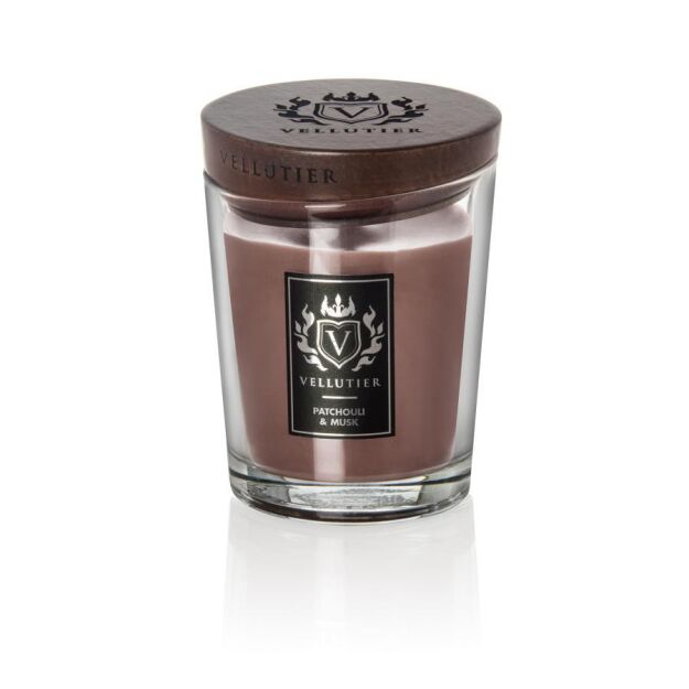 Patchouli & Musk - Vellutier - średnia świeca zapachowa