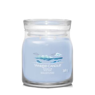 Ocean Air - Yankee Candle Signature - średnia świeca z dwoma knotami