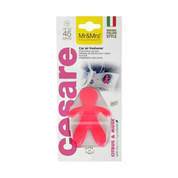 Citrus & Musk - Mr & Mrs Fragrance - zapach odświeżacz do samochodu CESARE