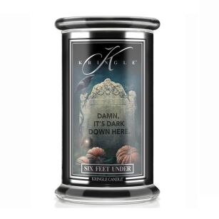 Six Feet Under - Kringle Candle - duża świeca z dwoma knotami (624g) - seria Halloween