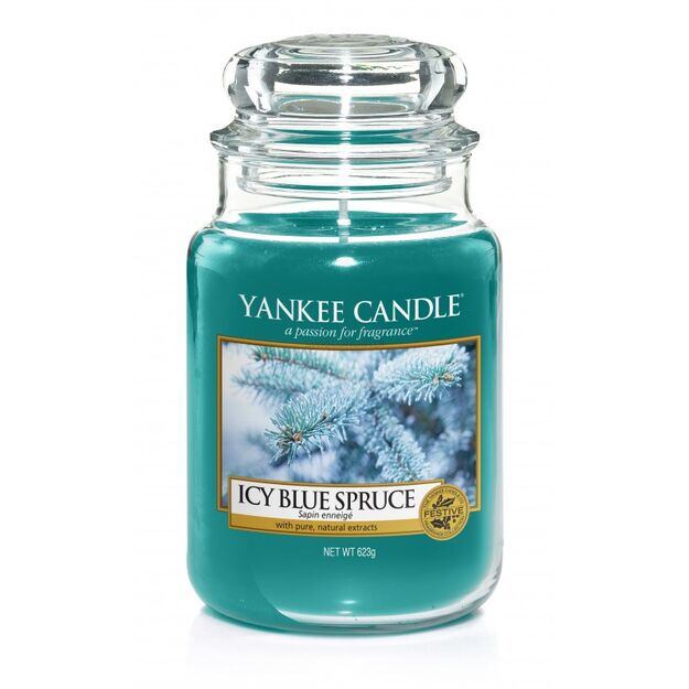 Icy Blue Spruce - Yankee Candlee - duża świeca zapachowa