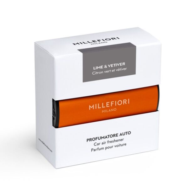 Millefiori Lime & Vetiver – zapach samochodowy CAR ICON
