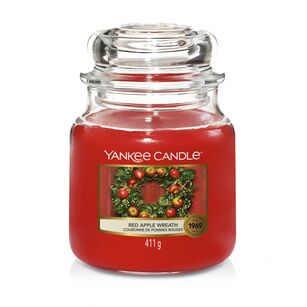 Red Apple Wreath Yankee Candle - średnia świeca zapachowa