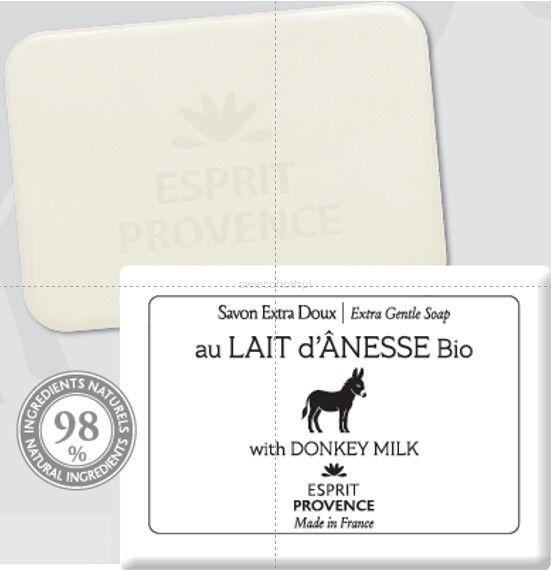 Mydło z mlekiem oślim BIO (Lait d’Ânesse Bio) 140 g - Esprit Provence
