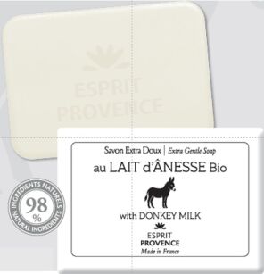 Mydło z mlekiem oślim BIO (Lait d’Ânesse Bio) 140 g - Esprit Provence