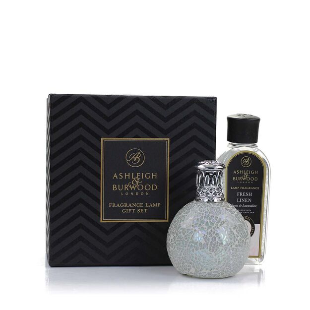 Zestaw lampa katalityczna The Pearl + wkład Fresh Linen 250ml - Ashleigh & Burwood