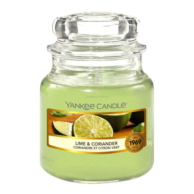 Lime And Coriander- Yankee Candle - mała świeca zapachowa nowość wiosna 2020