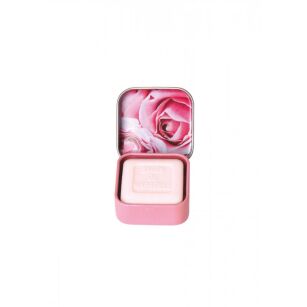 Mydło prowansalskie Róża Majowa (Rose de Mai) w mydelniczce 25 g | Esprit Provence