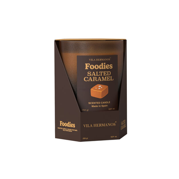 Salted & Caramel - Vila Hermanos - świeca zapachowa 250g - seria Foodies