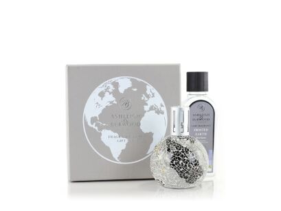 Ashley & Burwood Mineral Earth & Frosted Earth – zestaw z małą lampą katalityczną i płynem 250 ml