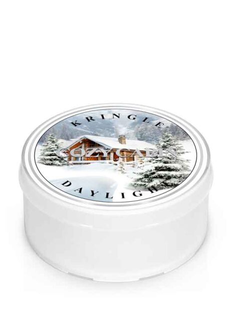 Cozy Cabin - Kringle Candle - mała świeca daylight 35 gramy