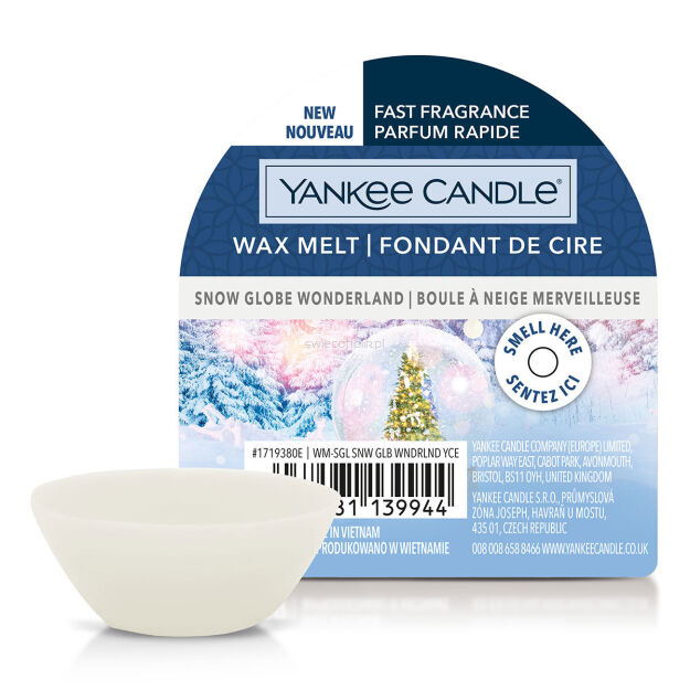 Snow Globe Wonderland - Yankee Candle - wosk zapachowy - nowość 2022