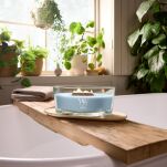 WoodWick Lakeside Mist - świeca zapachowa elipsa 453g - 4