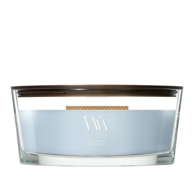 WoodWick Lakeside Mist - świeca zapachowa elipsa 453g