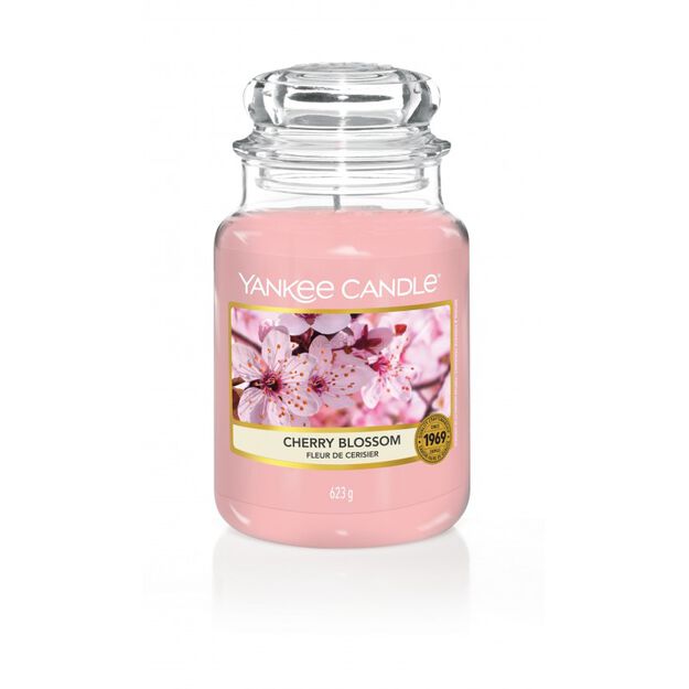 Cherry Blossom Yankee Candle - duża świeca zapachowa