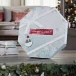 Kalendarz adwentowy Snow Globe Wonderland - Yankee Candle - wieniec -24 szt. tealight + świecznik - 2