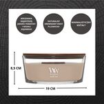 Patchouli Creme - Woodwick - elipsa świeca zapachowa z drewnianym knotem - nowość 2025 - 2