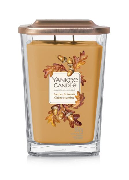 Amber & Acorn - Yankee Candle Elevation - duża świeca zapachowa - nowość 2021