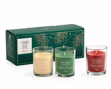 Yankee Candle Christmas - zestaw 3 świec zapachowych Tumbler 3 x 142 g
