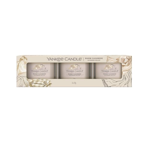 Warm Cashmere - Yankee Candle - świeca mini 3 pack