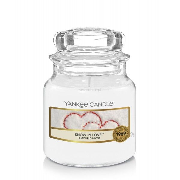 Snow In Love Yankee Candle - mała świeca